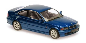 BMW e46 Coupe 3er-Reihe 1999 blau Diecast Modellauto 940028321 Maxichamps 1:43 - Bild 1 von 1