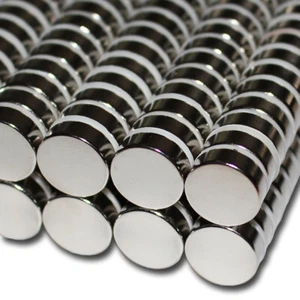 5 MAGNETI DI POTENZA AL NEODIMIO D15x5 mm NdFeB N48 MAGNETI ROTONDI FORTI FORZA DI ATTRAZIONE 8 KG - Foto 1 di 2