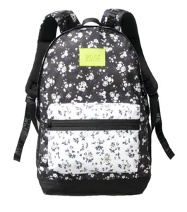 Victoria's Secret Backpack Campus Floral Black and White Limited Edition New - Picture 1 of 2