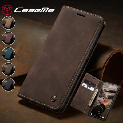 For Samsung A12/A22/A32/A42/A52/A72 Leather Wallet Case Card Magnetic Flip Cover - Image 1 of 4