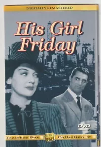 HIS GIRL FRIDAY DVD Cary Grant Rosland Russel Comedy Love Affair - Picture 1 of 2