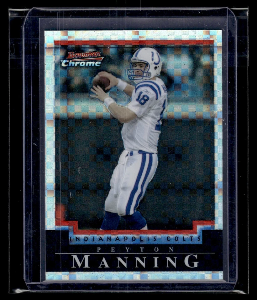 2004 Bowman Chrome Xfractor #75 Peyton Manning 164/250 Colts HOF - Image 1 of 2