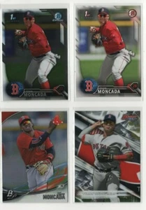 YOAN MONCADA 2016 Bowman Chrome Platinum Best (4) card LOT - Bild 1 von 1