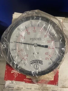 Winters -30/60PSI Pressure Gauge (-100/400kPa) 1/4" NPT BTM P1S259C - Picture 1 of 3