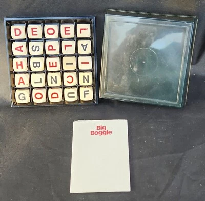 Vintage 1979 Big Boggle Replacement 24 Letter Dice Set + Score Pad [VHTF] (EUC) - Image 1 of 4