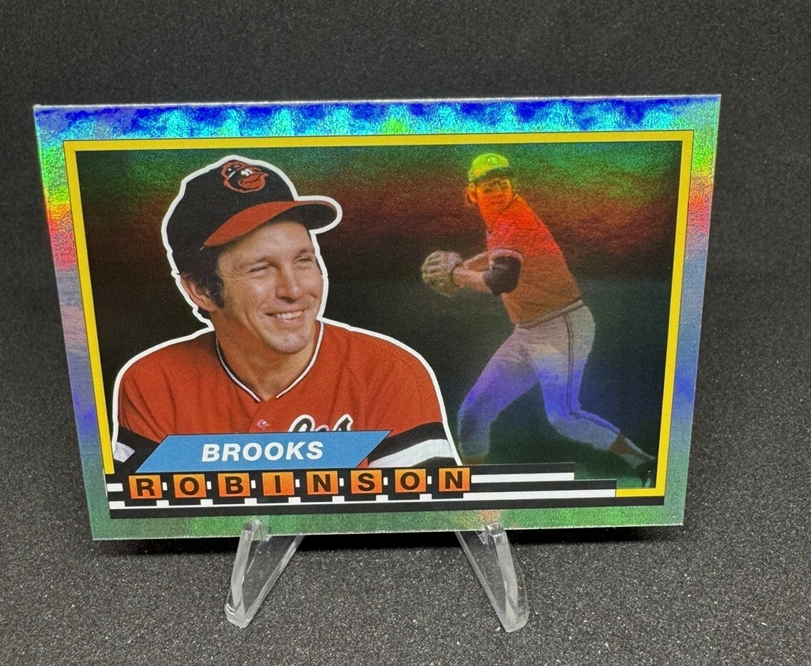 2021 Topps Archives - 1989 Topps Big Foil Blue #89BF-25 Brooks Robinson, Brooks