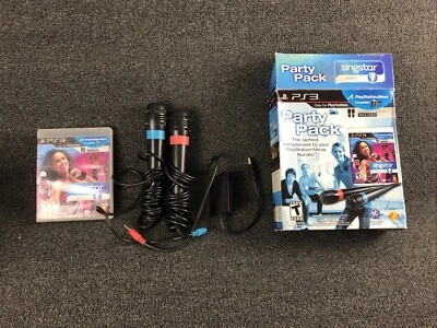 2010 SingStar Dance Party Pack PS3 w/ 2 Mics Sony PlayStation 3 Move Compatible - Image 1 of 4
