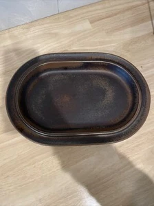 ARABIA RUSKA FINNLAND OVALE PLATTE 14,5"" x 9,5"" VINTAGE SCHWER! SCHÖN! - Bild 1 von 4