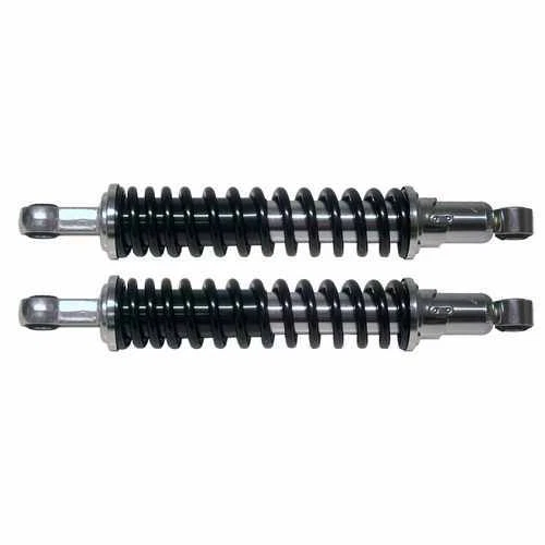 Shocks 330mm Pin+Pin Black Springs Fits Honda MB 50 S 1980 - Image 1 of 1