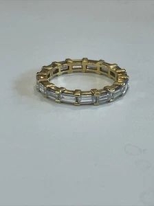Anello a fedina In oro giallo 18kt con Diamanti Naturali da ct 2,71 Grammi Oro 4 - Foto 1 di 6