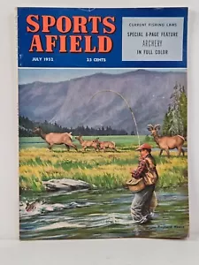Sports Afield July 1952 Conclusion of "An Archer Goes to Africa" (Howard Hill) - Picture 1 of 12