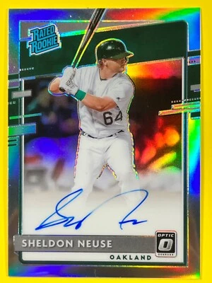2020 Panini Donruss Optic - Rated Rookie Signatures Sheldon Neuse #RRS-SN Prizm - Image 1 of 2