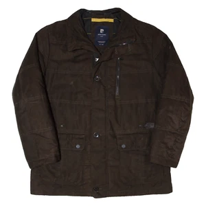 PIERRE CARDIN Insulated Mens Coat Brown XL - Picture 1 of 6