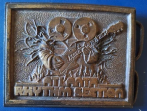 Atlanta Sección Ritmo Vintage Latón Hebilla Cinturón Bergamota Latón Funciona 1977 - Imagen 1 de 7