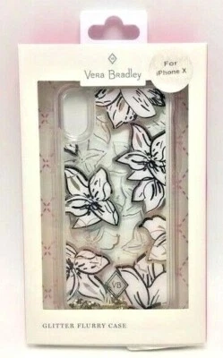 Vera Bradley "Glitter Flurry" Phone Case for iPhone X (NEW) - Image 1 of 3