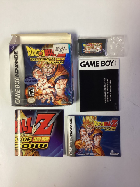 Sealed Dragon Ball Z: The Legacy of Goku Game Boy Advance 722242519613