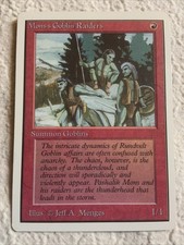 MTG Mons Goblin Raiders MP Unlimited Edition Regular Common