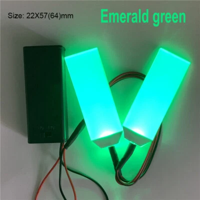 Kits de ojos de luz LED hágalo usted mismo para máscara de Halloween casco luz de ojos accesorios de efecto de disfraces Foto 1 de 4