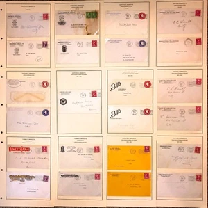 Postal History - Northfield, MN 1920's - 30s Covers on 12 pages -see photos (A1) - Picture 1 of 13