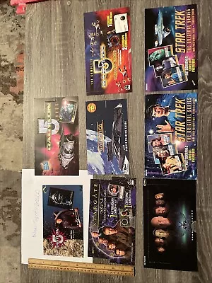 Cajas de tarjetas de ciencia ficción obra de arte - Babylon5, Stargate, Star Trek Galactica 8 en total  Foto 1 de 4