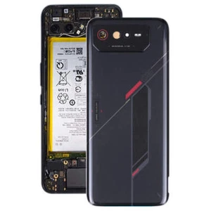 Glas Backcover für Asus ROG Phone 6 AI2201-C AI2201-F (Schwarz) - Bild 1 von 6