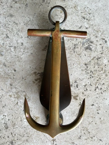 ANTIQUE 1920 SHIP ANCHOR ARCHITECTURAL SALVAGE DOORKNOCKER Cover