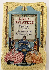 Vtg KNOX GELATINE ~ Desserts Salads Candies and Frozen Dishes ~ 1933 PB - Picture 1 of 5