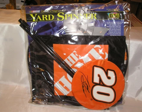 NASCAR Tony Stewart #20 Yard Spinner / Whirlygig / Yard Decoration - NIB Cover