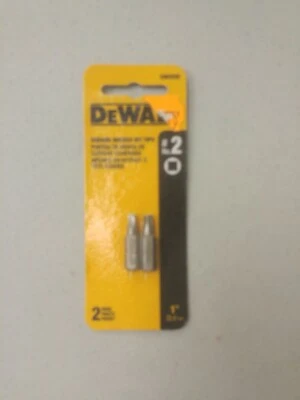 Ponta de broca de recesso quadrada DEWALT DW2202 #2 (pacote com 2) - Imagem 1 de 2