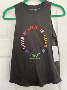 NWT Spiritual Gangster Love Is Love Tank Top Size XS - Picture 1 of 7