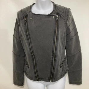 Chaqueta de motociclista Harley Davidson para mujer S gris algodón - Imagen 1 de 6