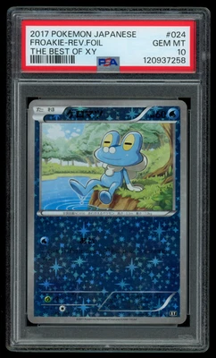 PSA 10 GEM MINT Pokemon Japanese Froakie 024/171 Best of XY Reverse Holo - Image 1 of 2