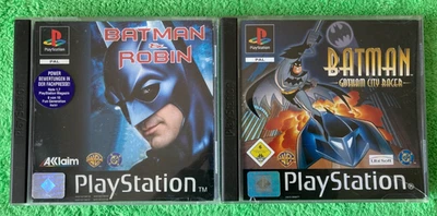 Batman & Robin + Gotham City Racer für Sony Playstation 1 Ps1 Gut - Bild 1 von 4