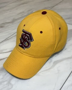 ZEYPHR Vintage Florida State Seminoles FSU Yellow Fitted Hat Size 7 3/4 Dad Cap - Picture 1 of 6
