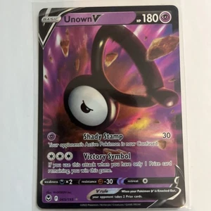 Unown V 065/195 Swsh12: Espada y Escudo - Silver Tempest Holo - Imagen 1 de 2
