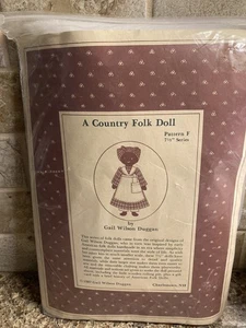 "Muñeca Country Folk Gail Wilson Duggan 1987 vintage patrón I serie 7-1/2"" kit" - Imagen 1 de 2