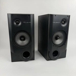 Vintage Wharfedale Sapphire SP-83 Black Stereo Speakers (Pair) - 100W, 8 Ohms - Picture 1 of 7