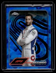 2024 Topps Chrome Sapphire Formula 1 Blue Daniel Ricciardo Visa Cash App RB #18 - Picture 1 of 2