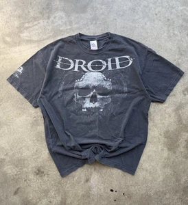Vintage Droid Concert T-Shirt Band Music Tee Mall Goth Skulls Rock Nspiredone XL - Picture 1 of 8