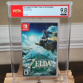Zelda Tears of the Kingdom Nintendo Switch PSA 9.8 A++ 1st Print CGC VGA WATA