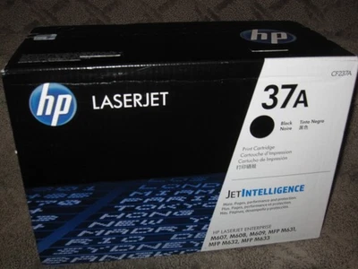 HP CF237A Black Toner Cartridge OEM Genuine 37A LaserJet M607 M608 M609 MFP M631 - Image 1 of 4