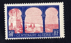 REF 263-93-N°:263- centenaire de l'Algérie VARIETE Le point parasite entre R°F - Picture 1 of 1
