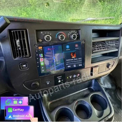 For 2008-2024 Chevrolet Express Wireless CarPlay Android 13 Car Radio Stereo GPS - Image 1 of 4
