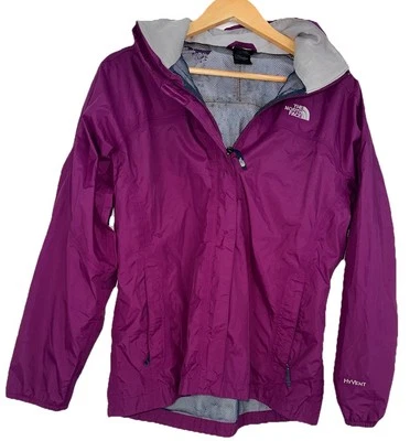 Jaqueta de chuva The North Face HYVENT meninas 18 XL náilon impermeável capuz leve - Imagem 1 de 4