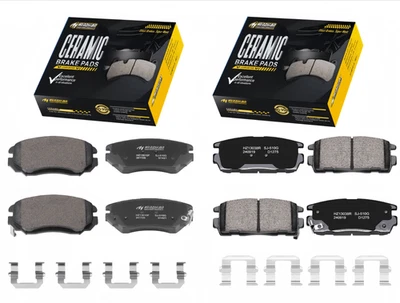 前后陶瓷刹车片套件适用于吉姆西 Terrain 2010 - 2017 雪佛兰 Equinox V6 — 第 1/4 张图片