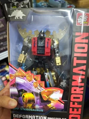 BPF 5IN1 Transformation G1 Robot Toy Dinoking Volcanicus ABS Action Figure Toys - Image 1 of 4