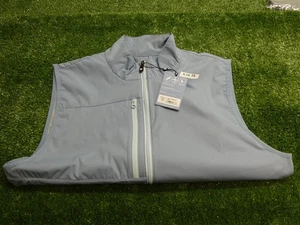 FootJoy Mens TempoSeries Lightweight Softshell Golf Vest Storm Blue Large 30074 - Picture 1 of 2
