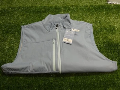 FootJoy Mens TempoSeries Lightweight Softshell Golf Vest Storm Blue Large 30074 - Image 1 of 2