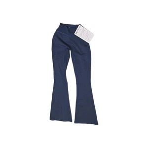 YoungLA Womens Navy Flared Leggings SAMPLE SZ XS Athleisure Gym Urban  NWST - Picture 1 of 19