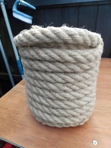 Natural Jute Rope Strong Twisted Decking Cord Garden Sash Camping 16mm - Picture 1 of 3